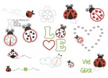 Stickserie - Ladybug